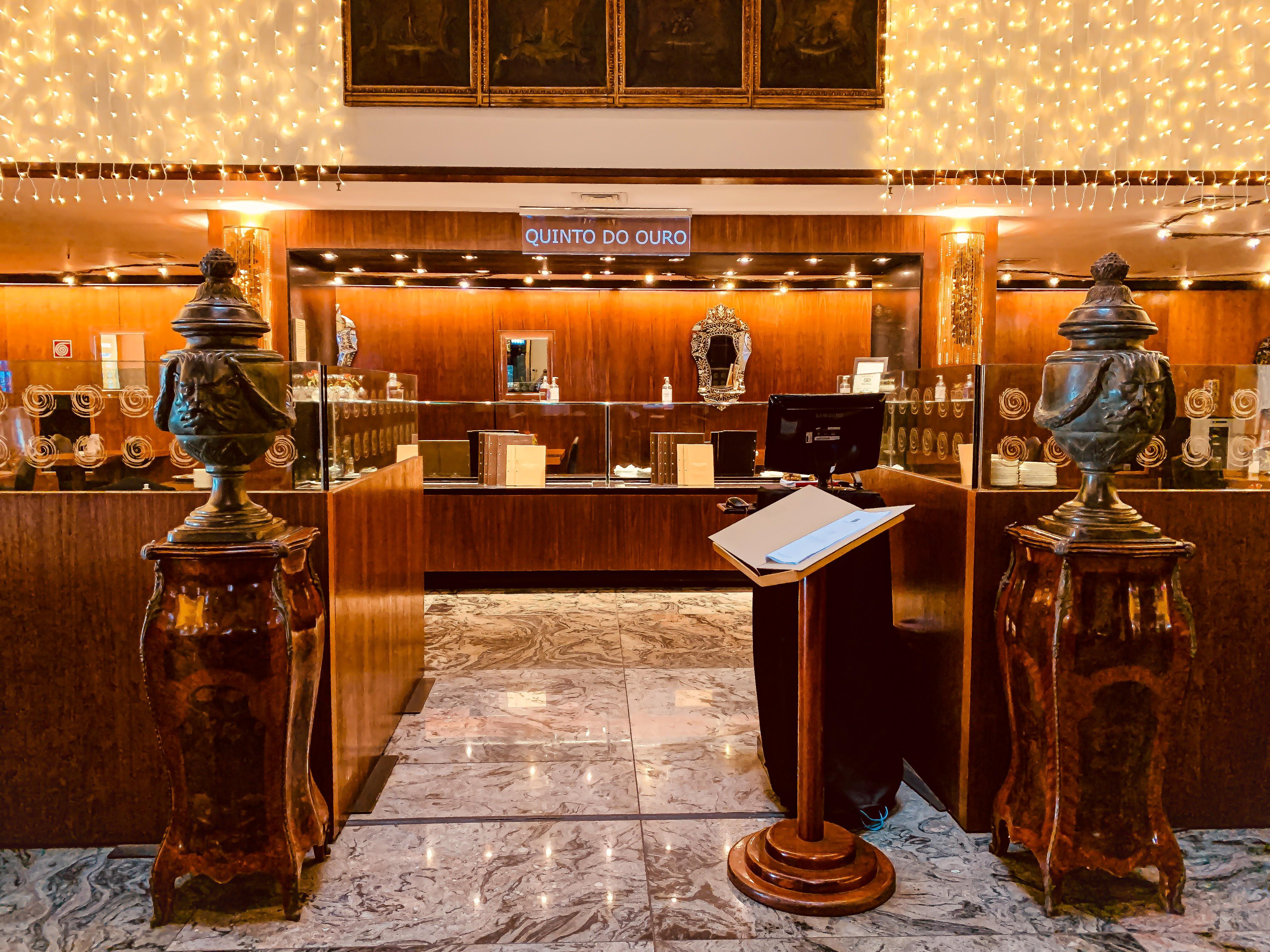 Ouro Minas Hotel Belo Horizonte, Dolce By Wyndham Exterior foto The lobby of the hotel