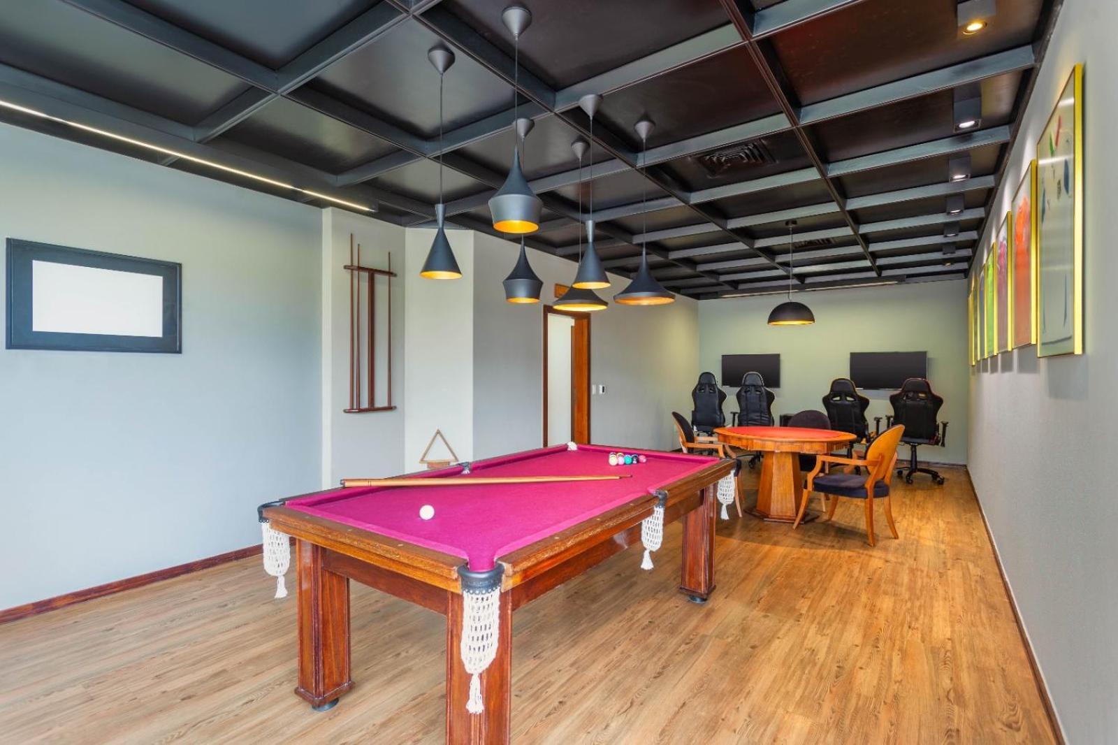 Ouro Minas Hotel Belo Horizonte, Dolce By Wyndham Exterior foto The pool table at the office